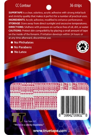 Truetape Supertape Protez Saç Bandı Oval "Cc" (2Cm-7.5Cm)
