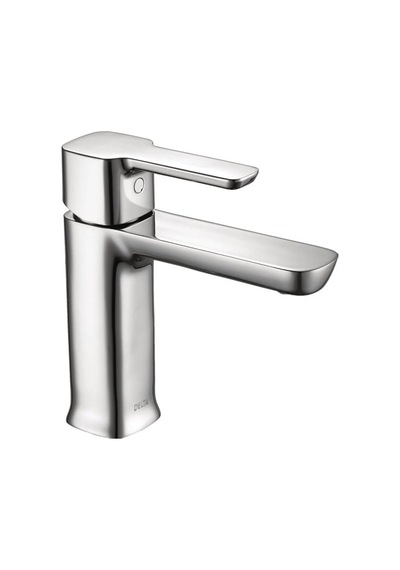 Modern Tek Delikli Bataryası Tek Saplı Bataryası Krom Lavabo Bataryası Tahliye Montajı Krom 581lf-pp Çok Renkli
