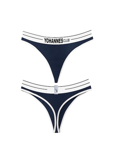 Yohannes Club, Kadın Pamuklu İç Çamaşırı Takımı, Renk Seçenekli, Büstiyer-kemerli Tanga Külot Lacivert Yohannes Club, Kadın Pamuklu İç Çamaşırı Takımı, Renk Seçenekli, Büstiyer-kemerli Tanga Külot Lacivert