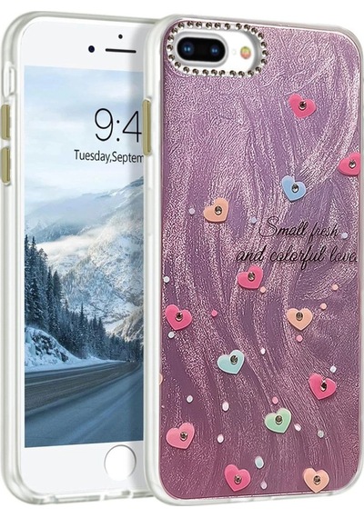Apple   Uyumlu   iPhone 7 Plus Kılıf Blade Aynalı Desenli Kapak - Desen 8