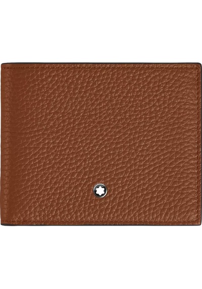 Mont Blanc Montblanc Grain Deri 6 Bölmeli Cüzdan 221398 Kahverengi