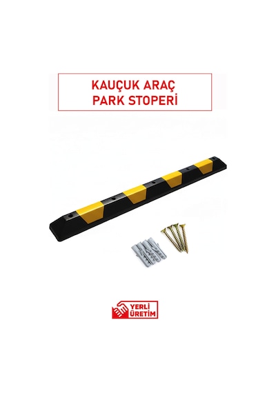 12231 Ub Araç Stoperi Reflektif Kauçuk Otopark Stoperi 10 180 Cm
