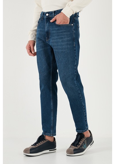 Buratti Streç Pamuklu Slim Fit Normal Bel Boru Paça Jeans Erkek Kot Pantolon 5900S28Milano Lacivert Buratti Streç Pamuklu Slim Fit Normal Bel Boru Paça Jeans Erkek Kot Pantolon 5900S28Milano Lacivert