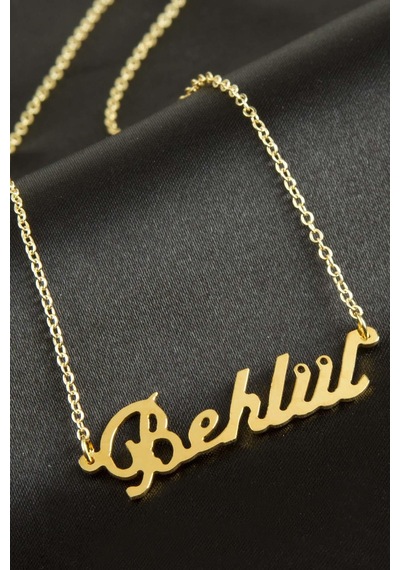 Behlül - 935 - İsimli - Glblseme - Kolye -sarı altın