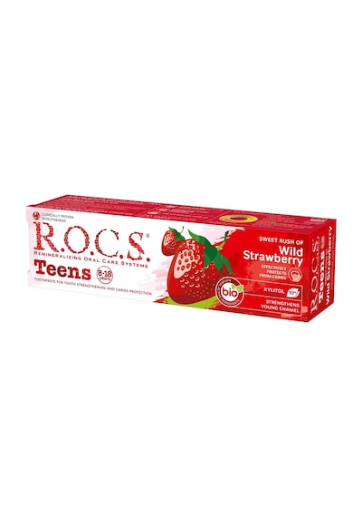 R.o.c.s. Teen Yaban Çileği Diş Macunu 8-18 Yaş 60 Ml Temel Bakım