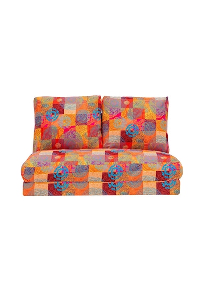 Pafu Taida İkili Katlanır Yataklı Uzanma Koltuğu Patchwork