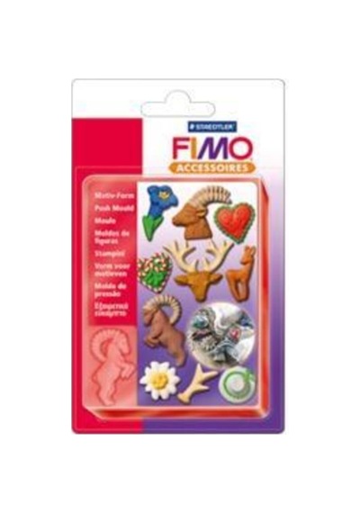 Fimo Push Mould Esnek Kalıp Alp Dağları Karışık Çok Renkli