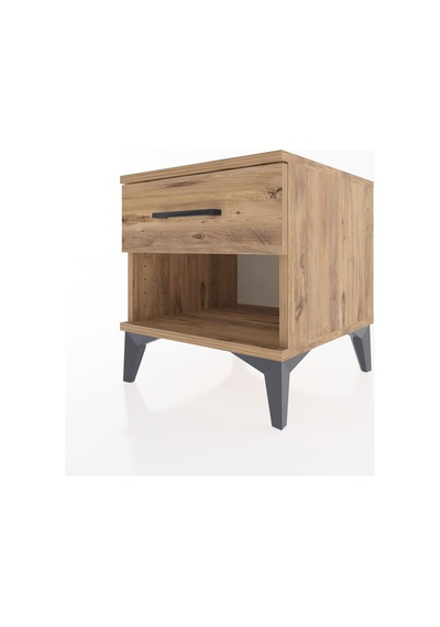 Hyperion Komodin Tek Çekmeceli 44x44x48 Çam-çam Çam