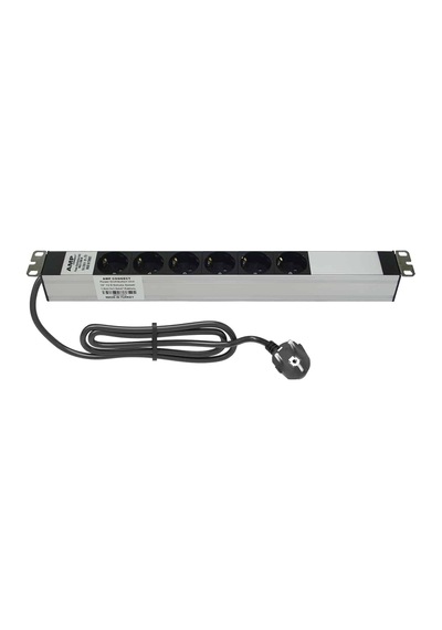 Amp Connect 19"1u 6'lı Schuko Direkt Bağlantılı Kabinet Grup Prizi Pdu -16a