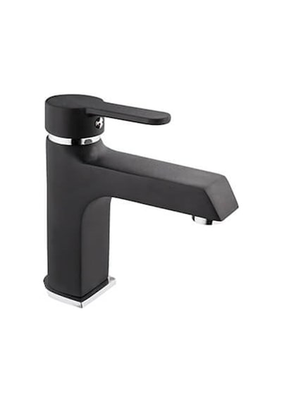 Kare Stil Mix Lavabo Bataryası Siyah 30009-K