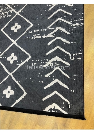 Salerno Çamaşır Makinesinde Yıkanabilir Kilim Halı Hs1013 Çok Renkli