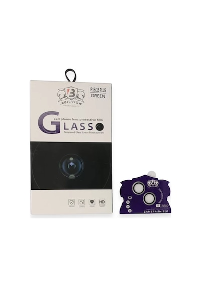 Newface Apple Uyumlu iPhone 15 Bilvis Titan Kamera Lens - Yeşil,