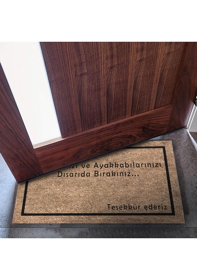 Tr Kapı Önü Paspası - Modern Ve Şık Kapı Paspası Ev, Ofis Ve Dış Mekân Kullanımı İçin Kapıda Ego Kont Genel