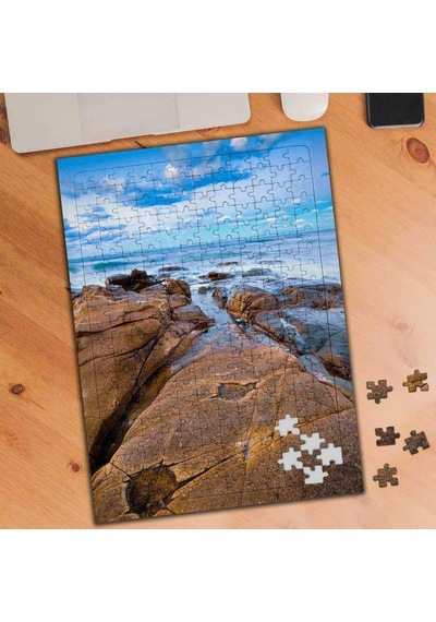 Deniz - Kayalıklara Vuran Dalgalar 240 Parça Puzzle Yapboz-75103