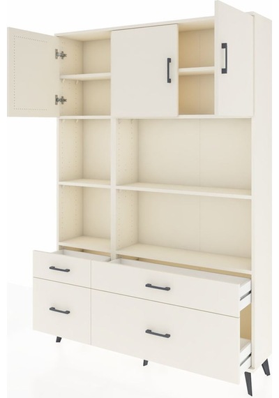 Arges Dolap 8 Raflı 4 Çekmeceli 3 Kapaklı 132x30x195 Aytaşı-a... Aytaşı Arges Dolap 8 Raflı 4 Çekmeceli 3 Kapaklı 132x30x195 Aytaşı-a... Aytaşı