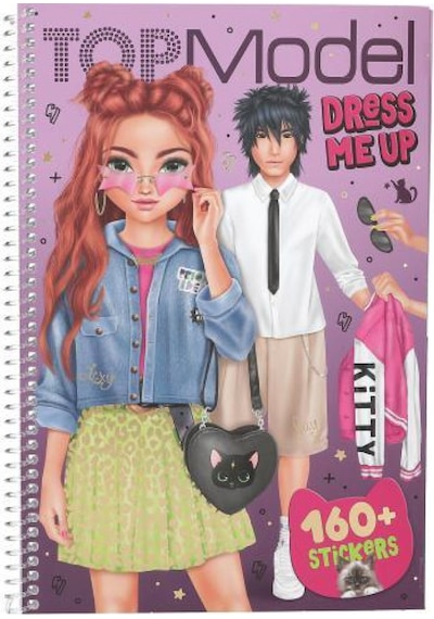 Top Model Dress Me Up Büyük Çıkartma Kitabı - Rebel Kıtty