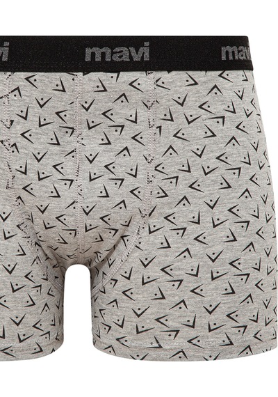 Mavi - Gri Kareli Boxer 0911049-82816 Gri