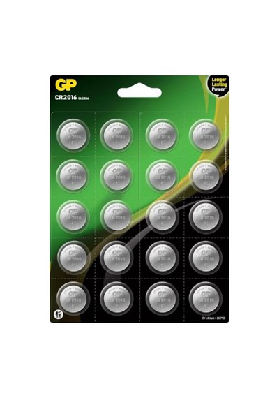 Gp Cr2016-2caı20 3v Lityum Pil 20 Li Kart