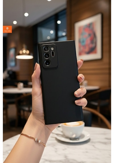 Samsung Galaxy Note 20 Ultra Uyumlu İçi Kadife Kamera Korumalı Renkli Silikon Kılıf