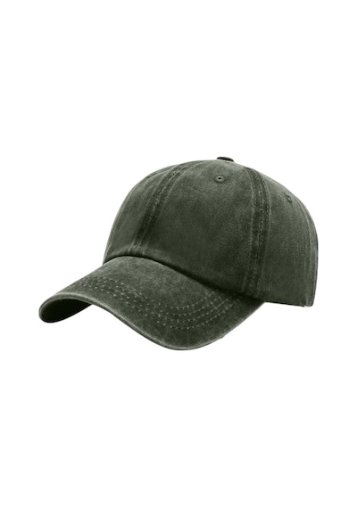 Tezzgelsin Unisex % 100 Pamuklu Eskitme Kep Şapka Haki