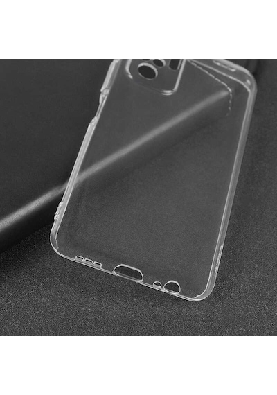 Xiaomi Poco M5s Kılıf Zore Süper Silikon Kapak Renksiz