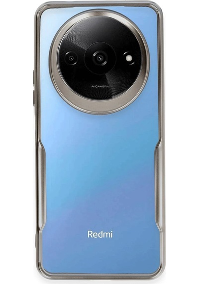 Newface - 185 - Xiaomi Redmi A3 4g Kılıf Boyi Silikon Kapak - - Edntrend - Titan Gri