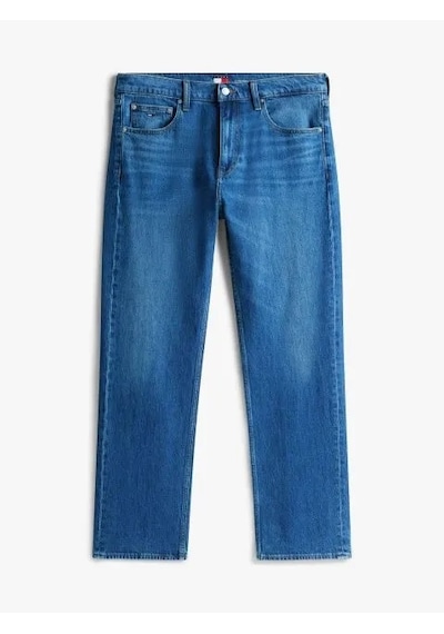 Tommy Hilfiger Otıs Regular Str Bı0152 Co Erkek Mavi Denim Pantolon - Dm0dm21021 Mavi