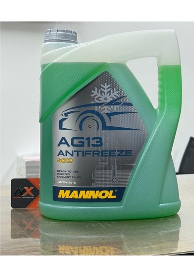 2025 Üretimli Mannol Yüksek Performanslı Donmayan Formül Hazır Kullanım Yeşil Antifriz 5l -40 +125 C Yeşil
