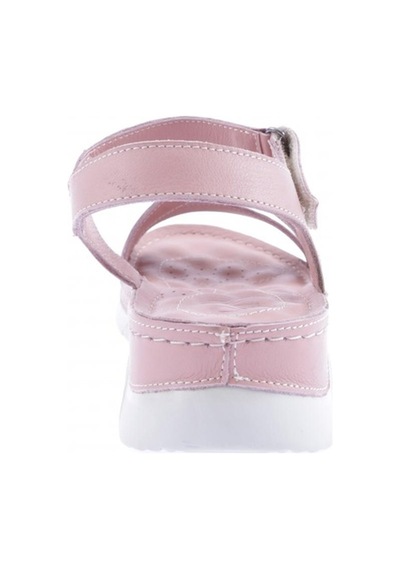 Dgn 6102 Kadin Yan Çapraz Bantli Bilekten Bağli Sandalet 6102-2106-R12907 Açık Pembe