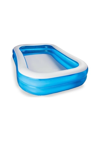 Bestway 54006 Havuz + Pompa + Havuz Örtüsü 262x175x51cm Mavi