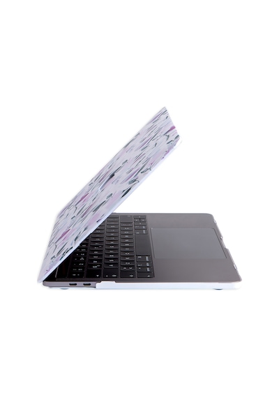 Apple Uyumlu MacBook Air Kılıf Hardcase Touch Id A1932 A2179 A2337 Kılıf Ms97 Beyaz