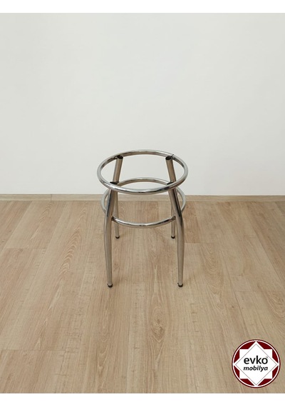 Evko Mobilya Tabure, Bar Taburesi, 2 Adet Tabure, Puf, Bench, Metal Ayaklı Tabure, Iç İçe Geçebilen Tabure, Mutfak Balkon Bahçe Taburesi Krem