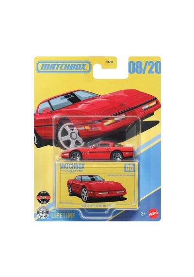 Matchbox Koleksiyon Araçlar 1990 Chevy Corvette Zr1 Gbj48 - Jjv94 Sarı