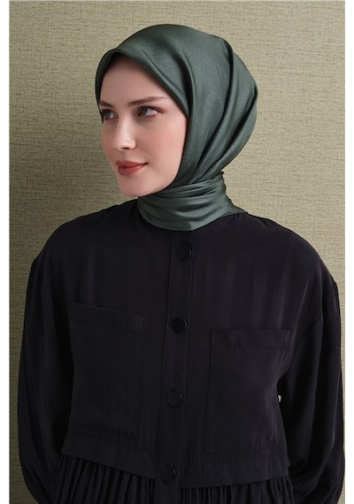 Armine Saf İpek Sura Eşarp 9601d 06 Küf Yeşili