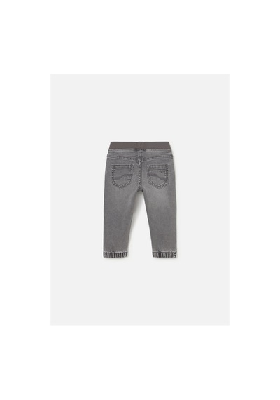 Mayoral Erkek Bebek Lastikli Denim Kot Pantolon Gri 2543