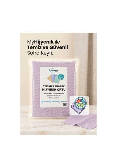 Kullan At Beslenme Örtüsü 1 Paket 30 Adet Lila Mor Mor