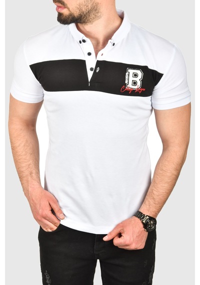 Deepsea Erkek Beyaz Slim Fit Nefes Alan Pamuklu Kumaş Dar Kesim Kıvrılmaz Yaka Polo Yaka Tişört 2503019 Beyaz Deepsea Erkek Beyaz Slim Fit Nefes Alan Pamuklu Kumaş Dar Kesim Kıvrılmaz Yaka Polo Yaka Tişört 2503019 Beyaz
