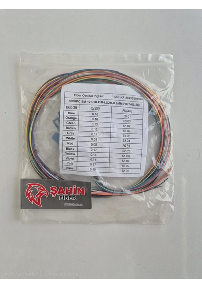 Fiber Optik Pigtail 10 Paket-120 Adet