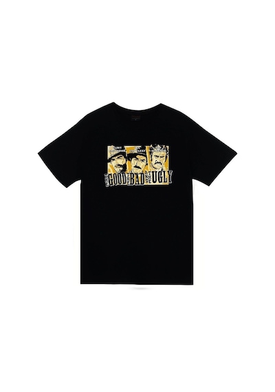 Stoned&Fame Iyi Kötü Çirkin Baskılı T-shirt SIYAH
