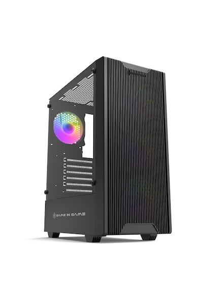 Game İn Game Pony 4x12cm Argb Fan Mesh Panel Temper Atx Kasa