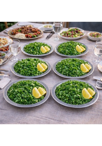 20 Cm Servis Sunum Tepsisi 3 Adet 430 Kalite Krom Çelik Fırına Uygun, Kararma Yapmaz, Meze Kebap Kahve Sunumluk Gri
