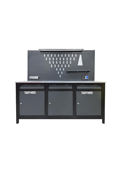 Takpower Ttr4414 2 Metre Takım Tezgahı 3 Çekmece 3 Dolaplı
