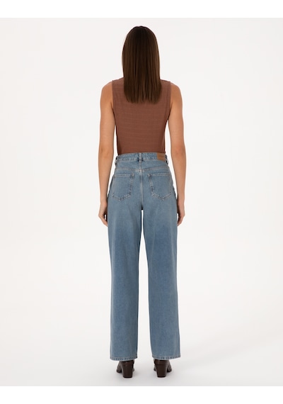 Pierre Cardin Kadın Mavi Pantolon Jean 50308443-vr036 Mavi