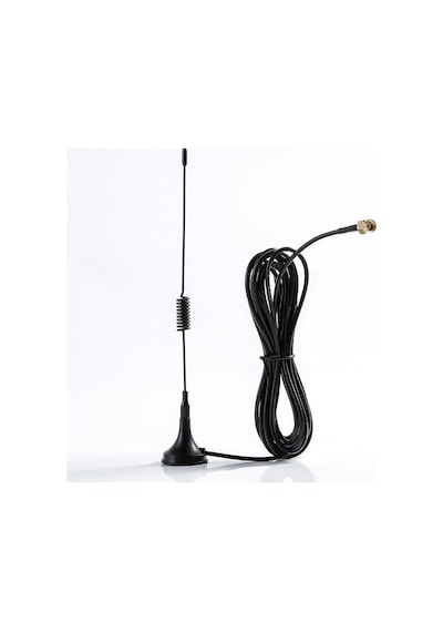 315Mhz 1.5M 3Dbi Anten 50Ohm Sma Erkek Soket Mıknatıslı Montaj