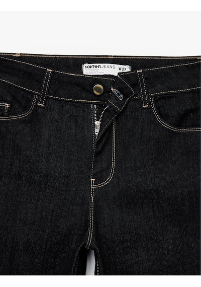 Koton Flare Yüksek Bel İspanyol Paça Koyu İndigo Kadın Jean Pantolon 6wal40015md Koyu İndigo Koton Flare Yüksek Bel İspanyol Paça Koyu İndigo Kadın Jean Pantolon 6wal40015md Koyu İndigo