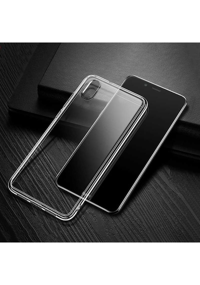 Xiaomi Redmi 7A Kilif Seffaf Silikon Hibrit Case 390885016