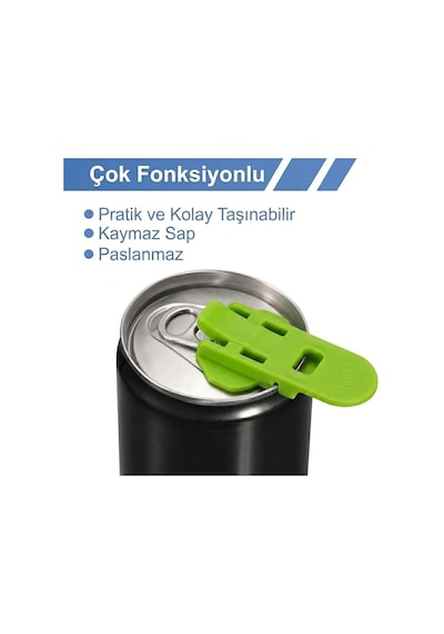 Sunup Sn-29133 Kutu İçecek Kapak Açıcı Ve Koruyucu Aparat Yeşil