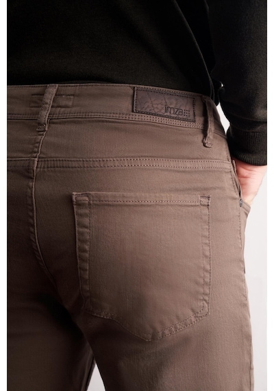 İmza Kahverengi 5 Cep Casual Slim Fit Pamuklu 5 Cep Pantolon 1003255318 Kahverengi