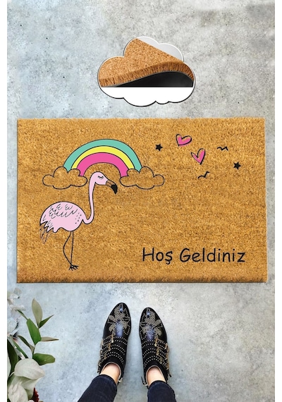 Coco Menkoa Mat Doğal Koko Paspas,kıl Kapı Önü Paspası