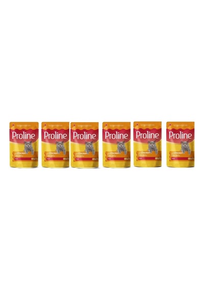 Pouch Tavuklu Yaş Kedi Maması 6 X 85 Gr